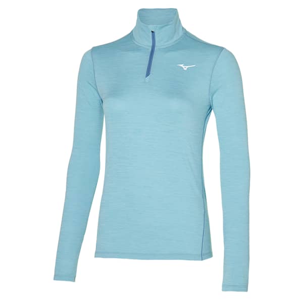 T-shirt running MIZUNO IMPULSE CORE LS HZ SHIRT WOS MILKY BLUE