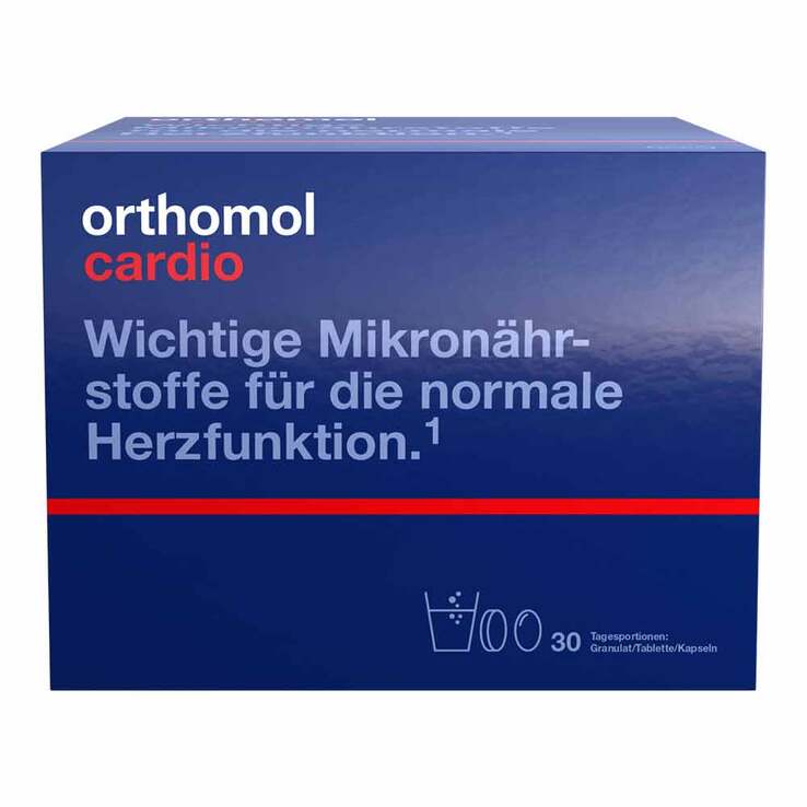 Orthomol Cardio Granulat / Kapseln 30 Kombipackung, 1 St
