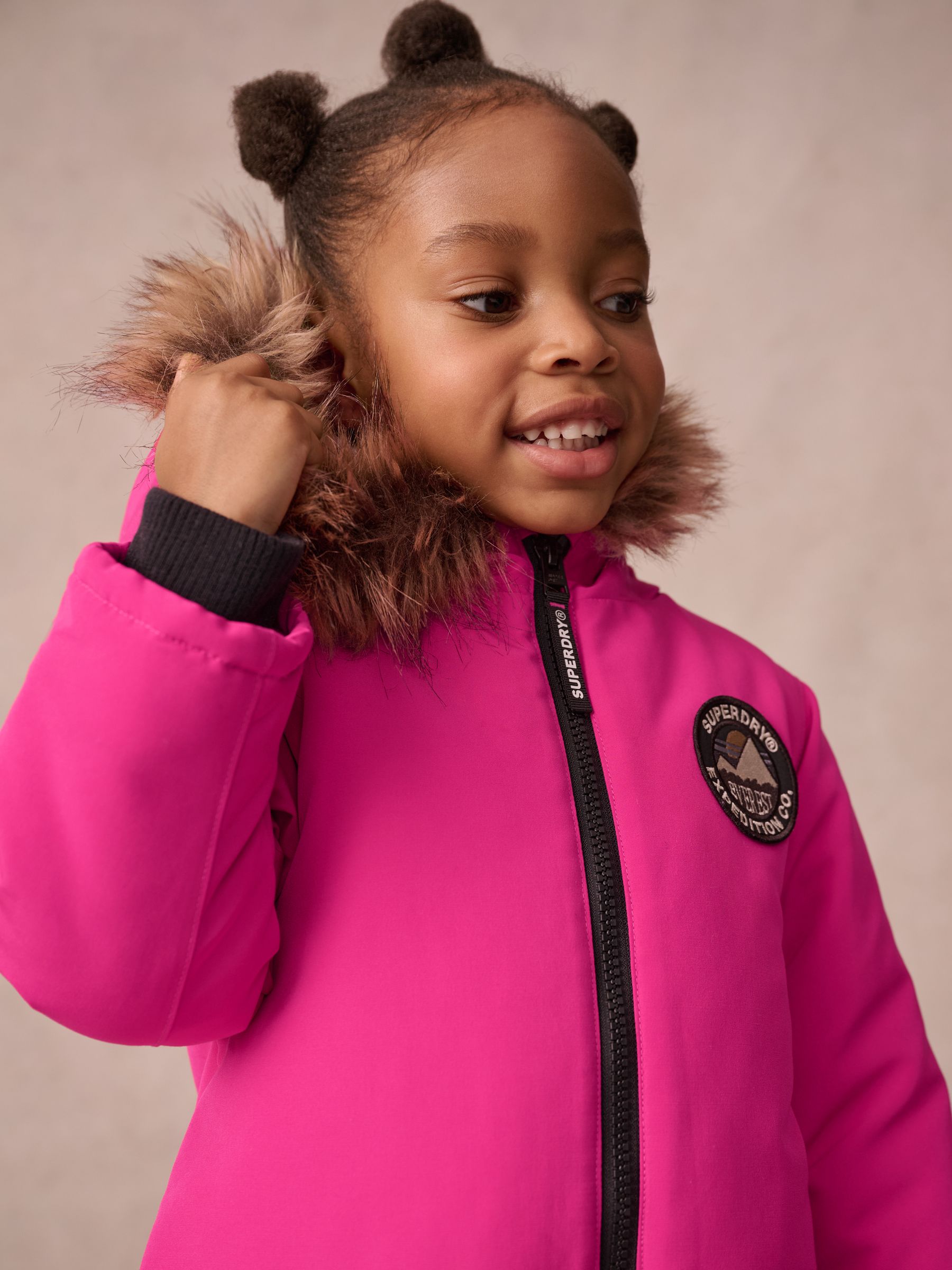 Roze - Superdry Everest sneeuwpak