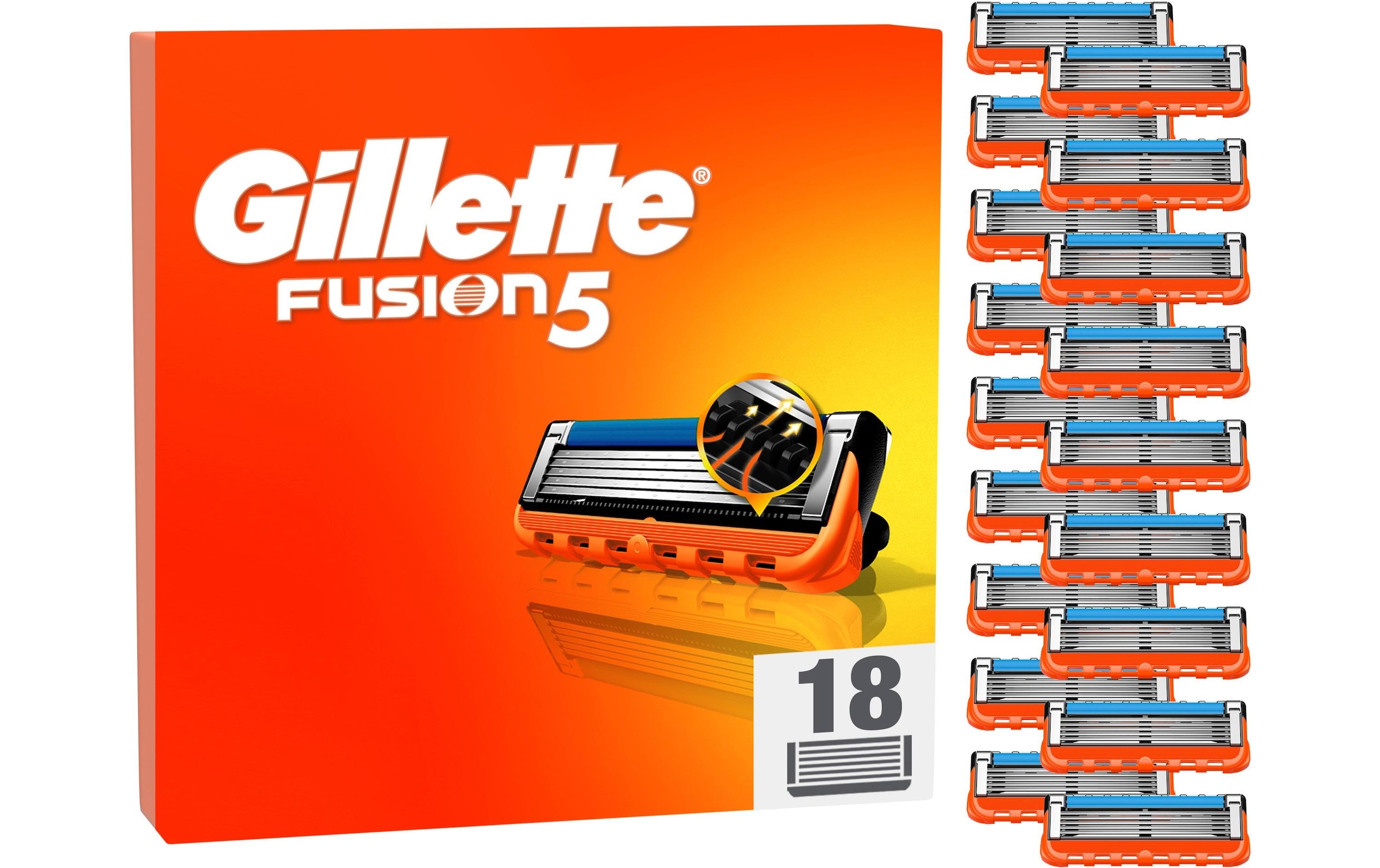 Gillette Rasierklingen »Fusion5 18 Stück«