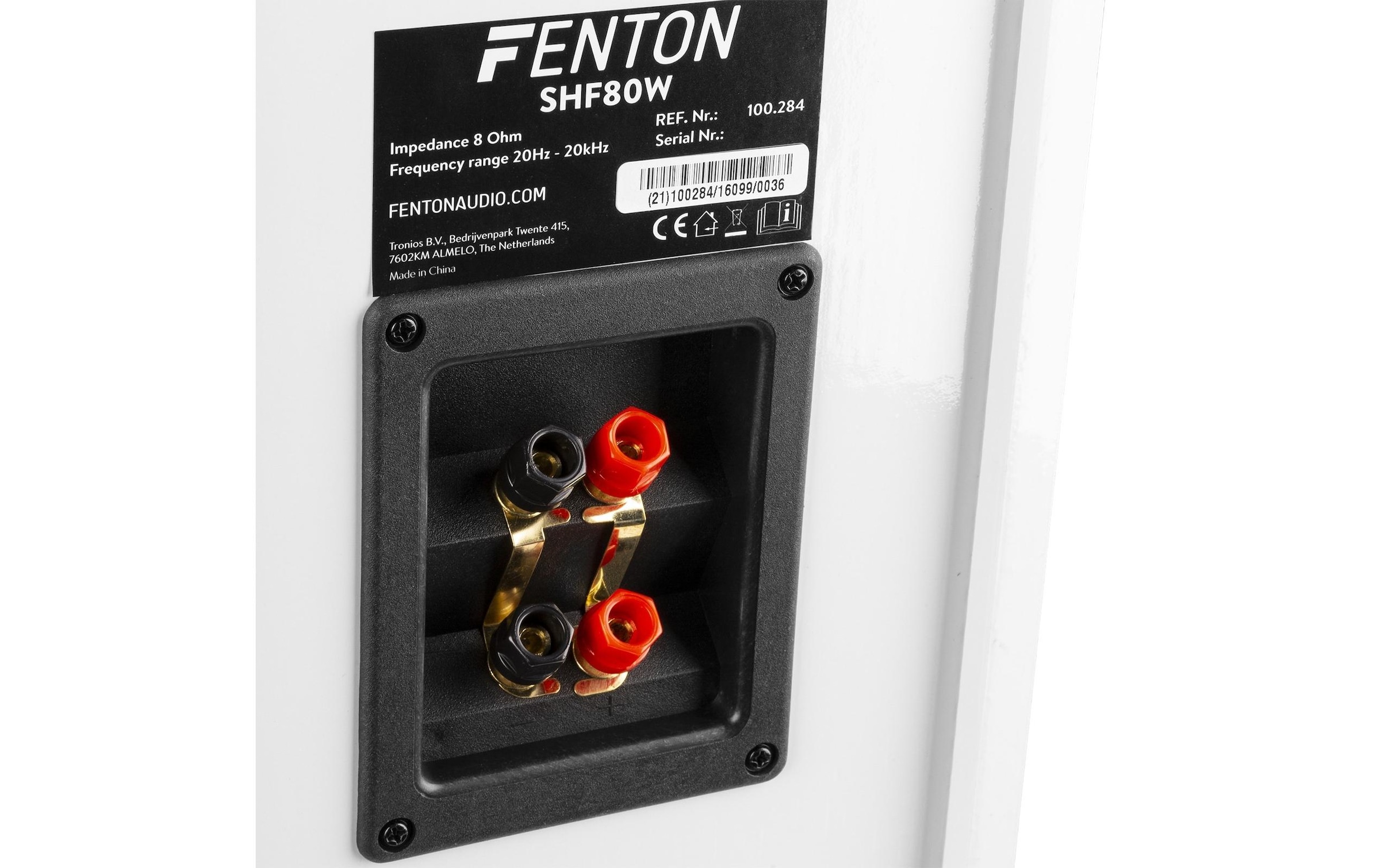 FENTON Stand-Lautsprecher »Paar SHF80W Weiss« ( )