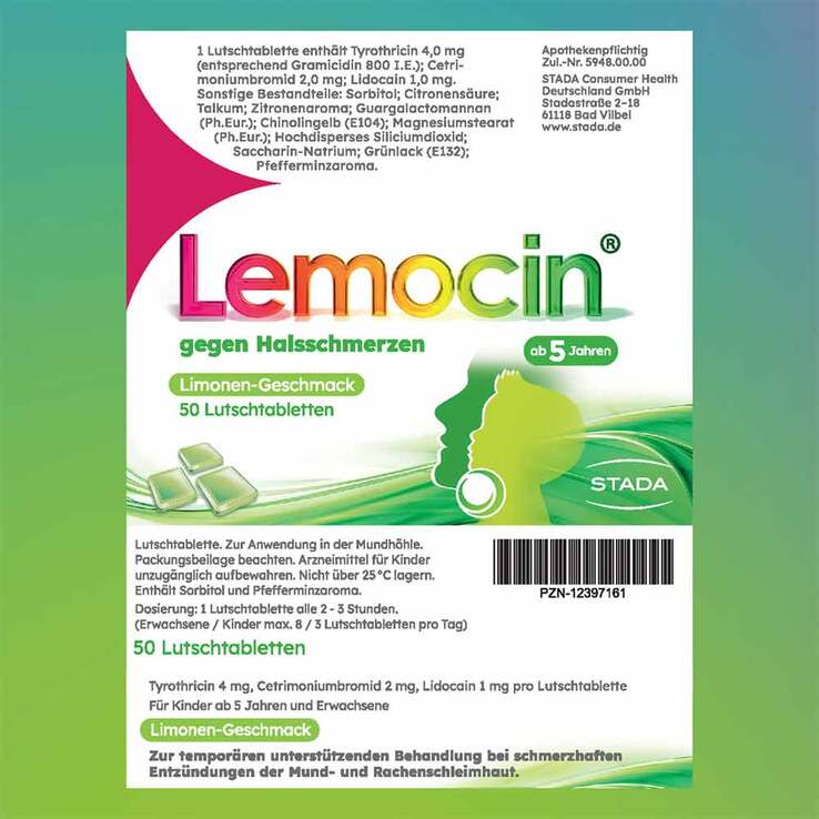 Lemocin® gegen Halsschmerzen , 50 St