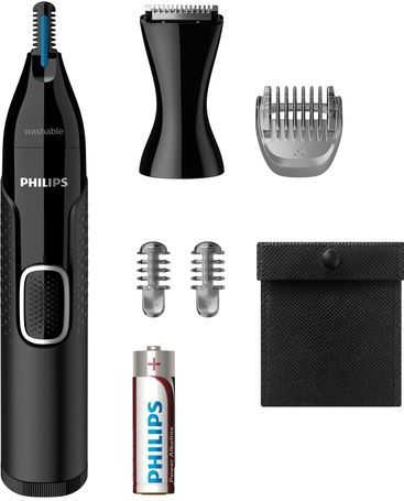 Philips - Series 5000 - Neus-, Oor-, Wenkbrauwen Detailtrimmer - Waterbestendig - AA-batterij