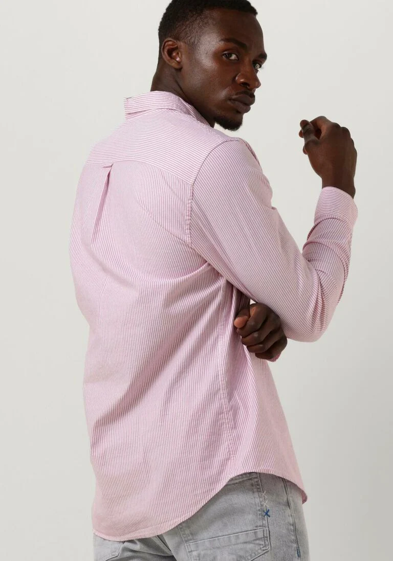 SCOTCH & SODA lichtroze scotch & soda casual overhemd seasonal essentials - organic cotton oxford shirt