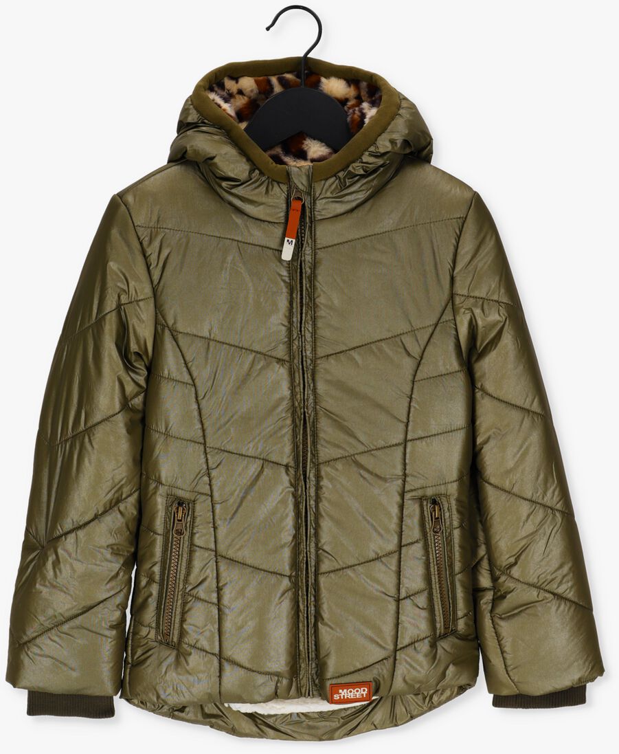 MOODSTREET khaki moodstreet gewatteerde jas m207-5210