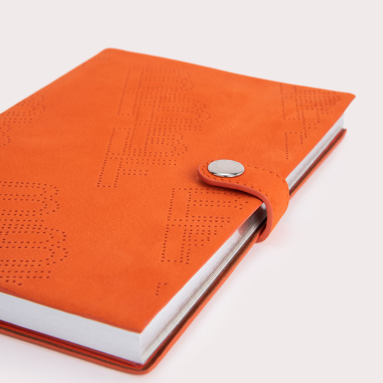 By Far Carnet de note en Cuir orange
