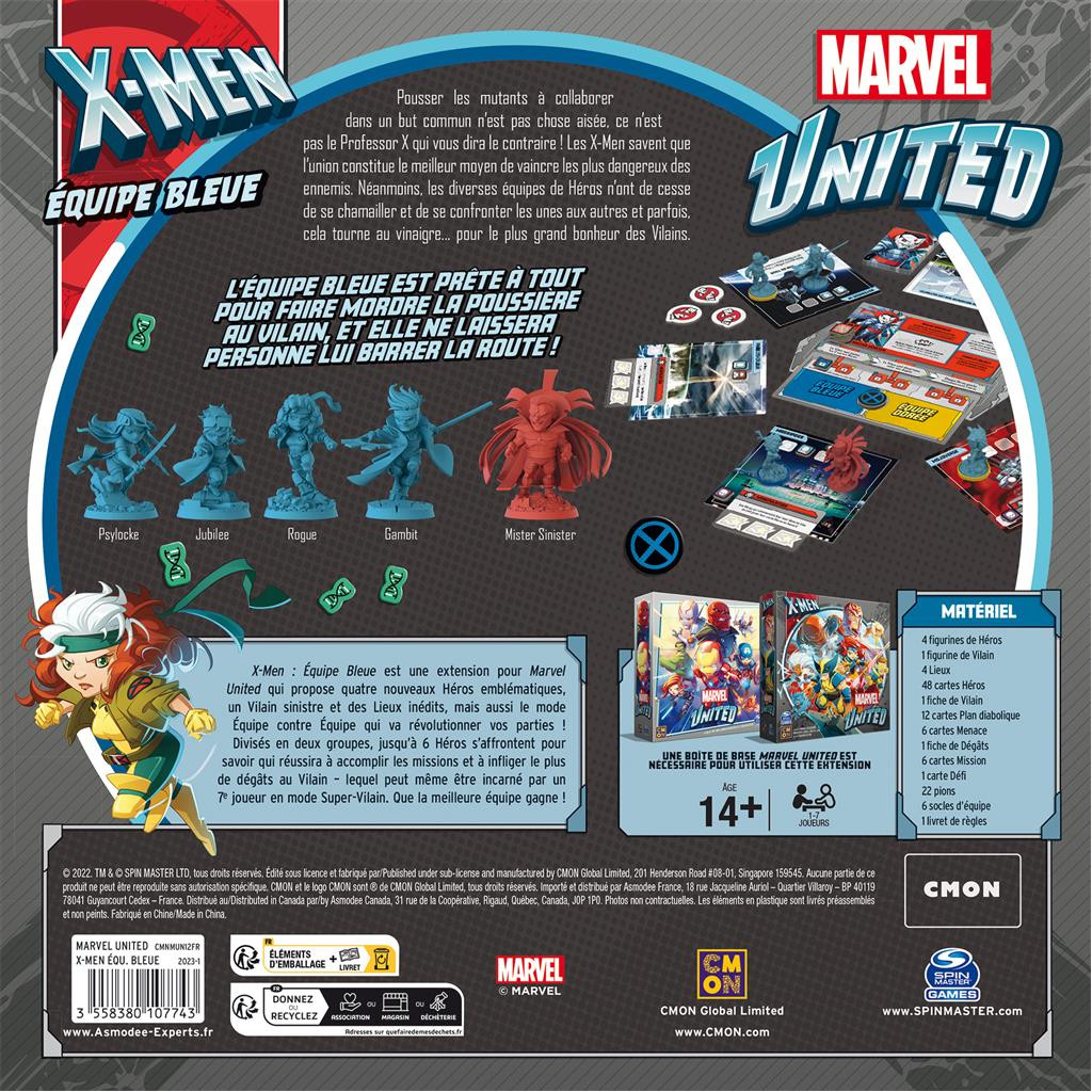 Marvel United - Equipe Bleue