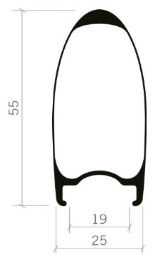 Paire de Roues Vision Metron 55 SL Disc Carbon | 12x100 - 12x142mm | 6 Trous