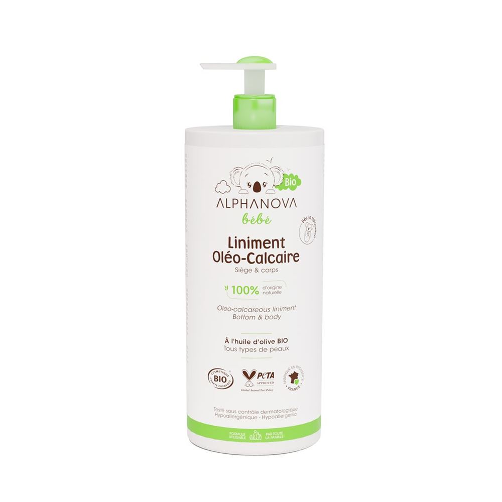ALPHANOVA BB Liniment Oleo Calcaire Lin Bio Fl 900 ml