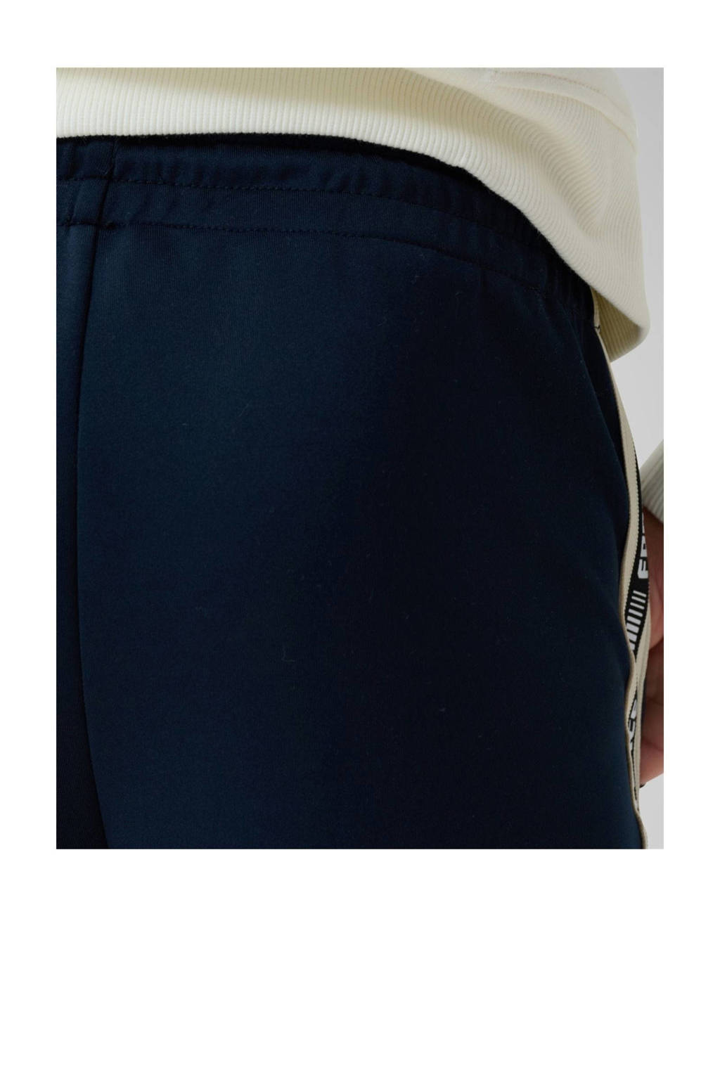 Shoeby joggingbroek donkerblauw/wit