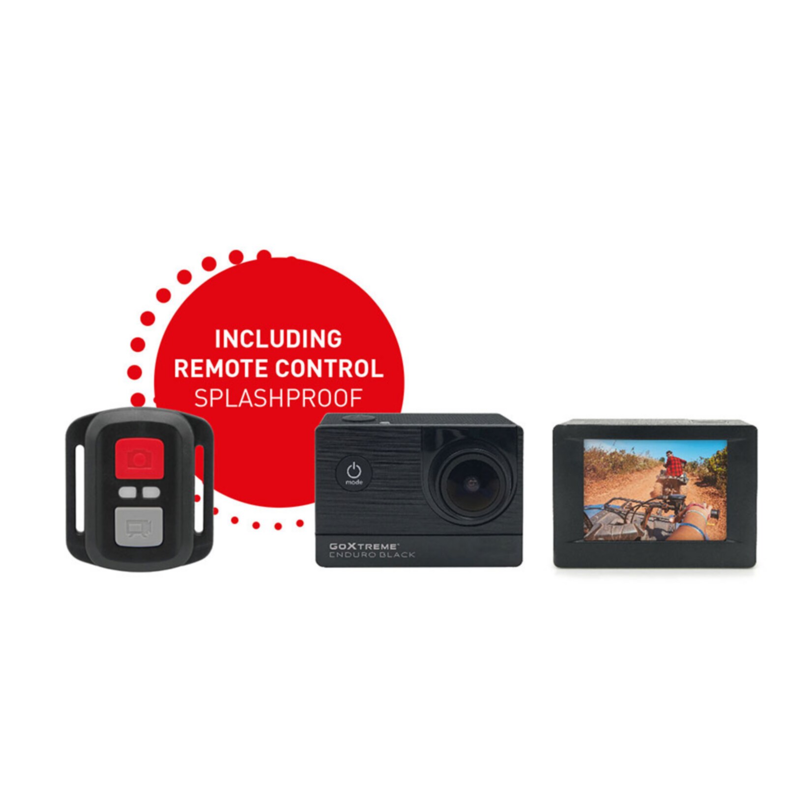 GOXTREME ENDURO BLACK 4K Action Cam