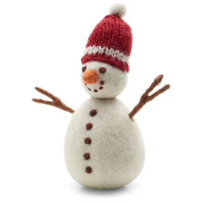 Schneemann Filz, Klein