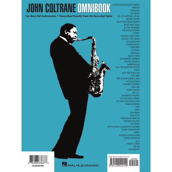 Hal Leonard John Coltrane Omnibook BC