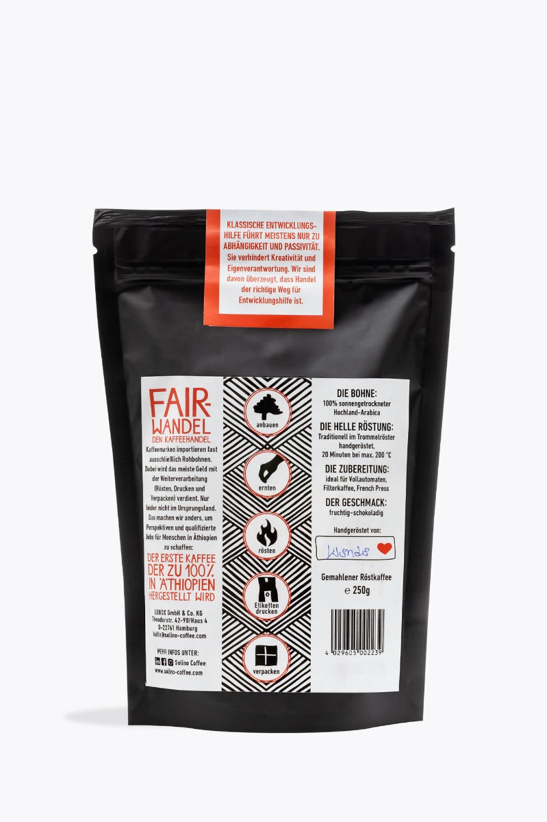 Solino Kaffee Crema gemahlen 250g