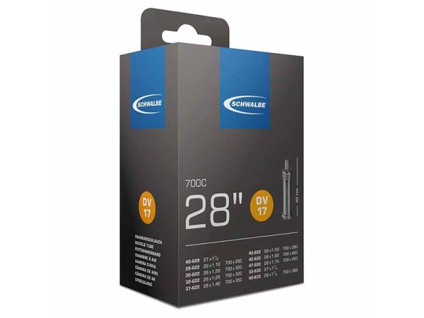 Schwalbe Cykelslange 700x28/45C, 40mm Dunlop Ventil (DV17)