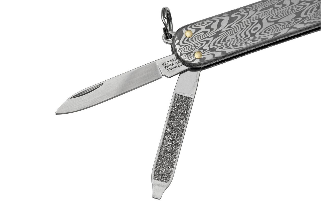 Victorinox Classic SD Brilliant, Damast, 0.6221.34 Zwitsers zakmes