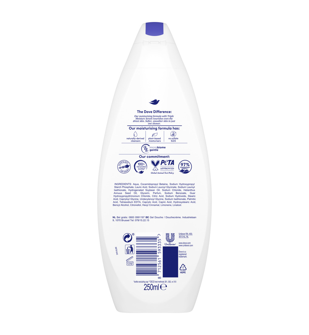 Dove Shower deeply nourishing (250 ml)