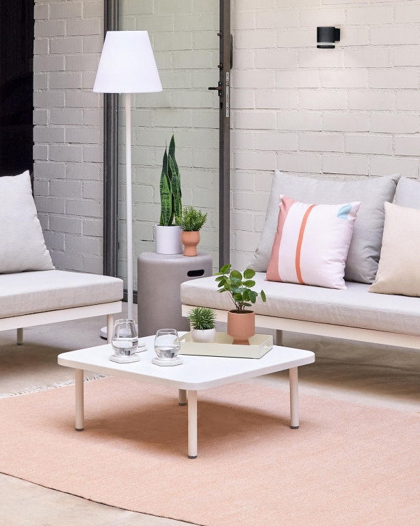 Kave Home Zaltana 4-zits tuinset zwart