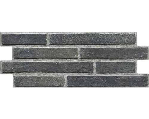 Porseleinen steengoed gevelsteen Klimex UltraStrong Lange Baksteen antraciet 40x16,6 cm