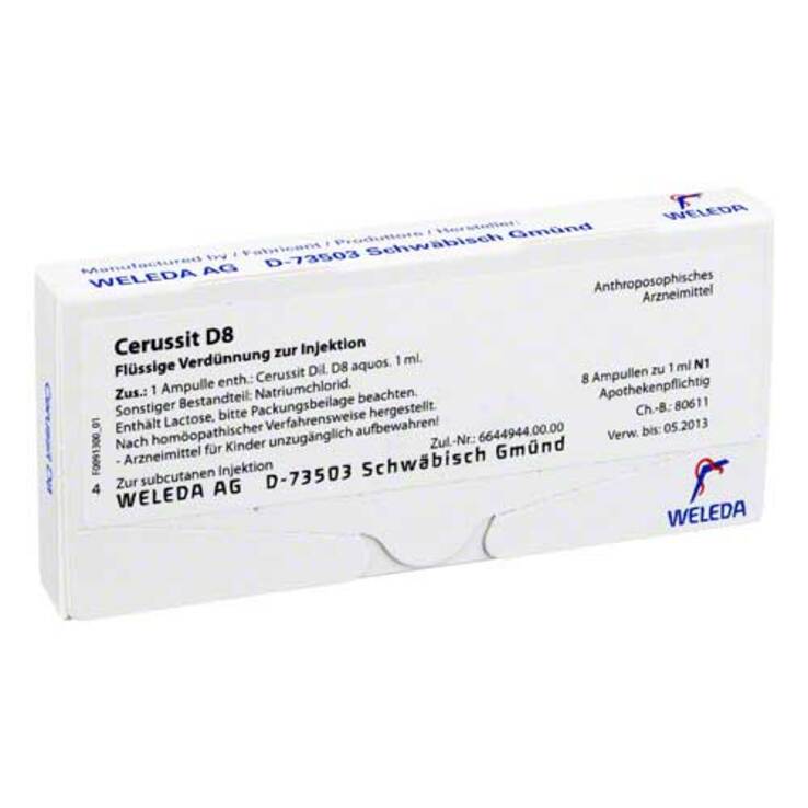 Cerussit D 8 Ampullen, 8X1 ml
