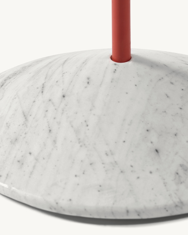 Valerie Objects Standing lamp no. 1 marmer vloerlamp Red