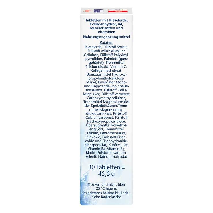 Doppelherz Kieselerde + Kollagen Tabletten, 30 St