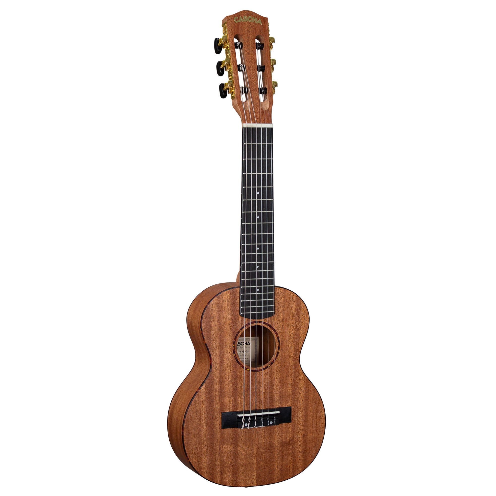 Cascha HH 2179 guitarlele mahonie met gigbag