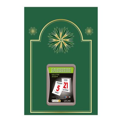 Lecas Classique - Plaque avec bloc éphéméride neutre - 17 x 25 cm - disponible dans différents modèles