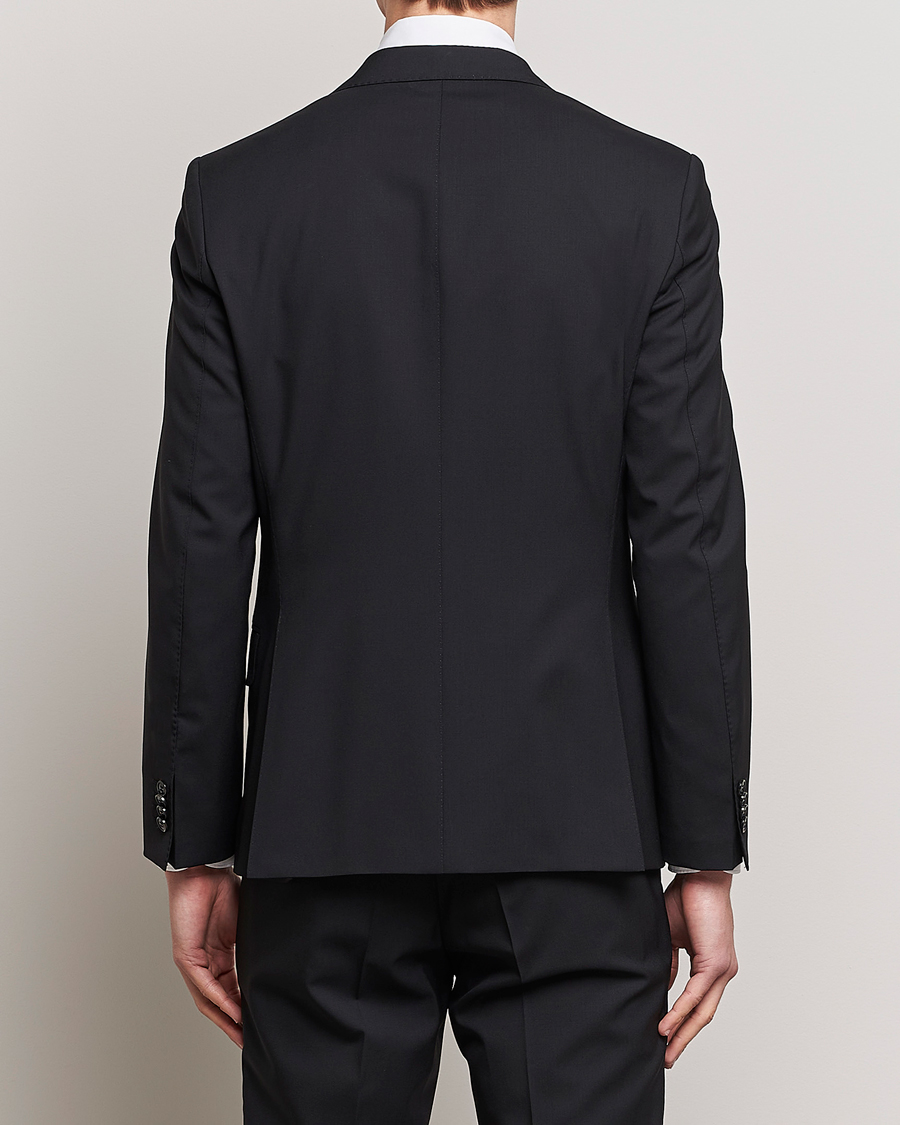Oscar Jacobson Edmund Wool Blazer Black