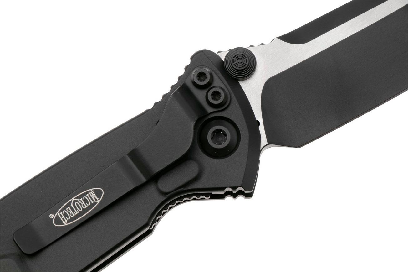 Microtech Socom Elite 160-1T, Two Tone M390 Clippoint, Black Aluminum zakmes
