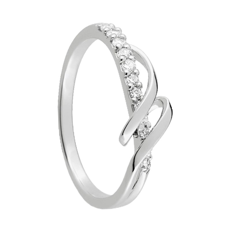 Bague femme - Argent 925 - Oxyde de zirconium