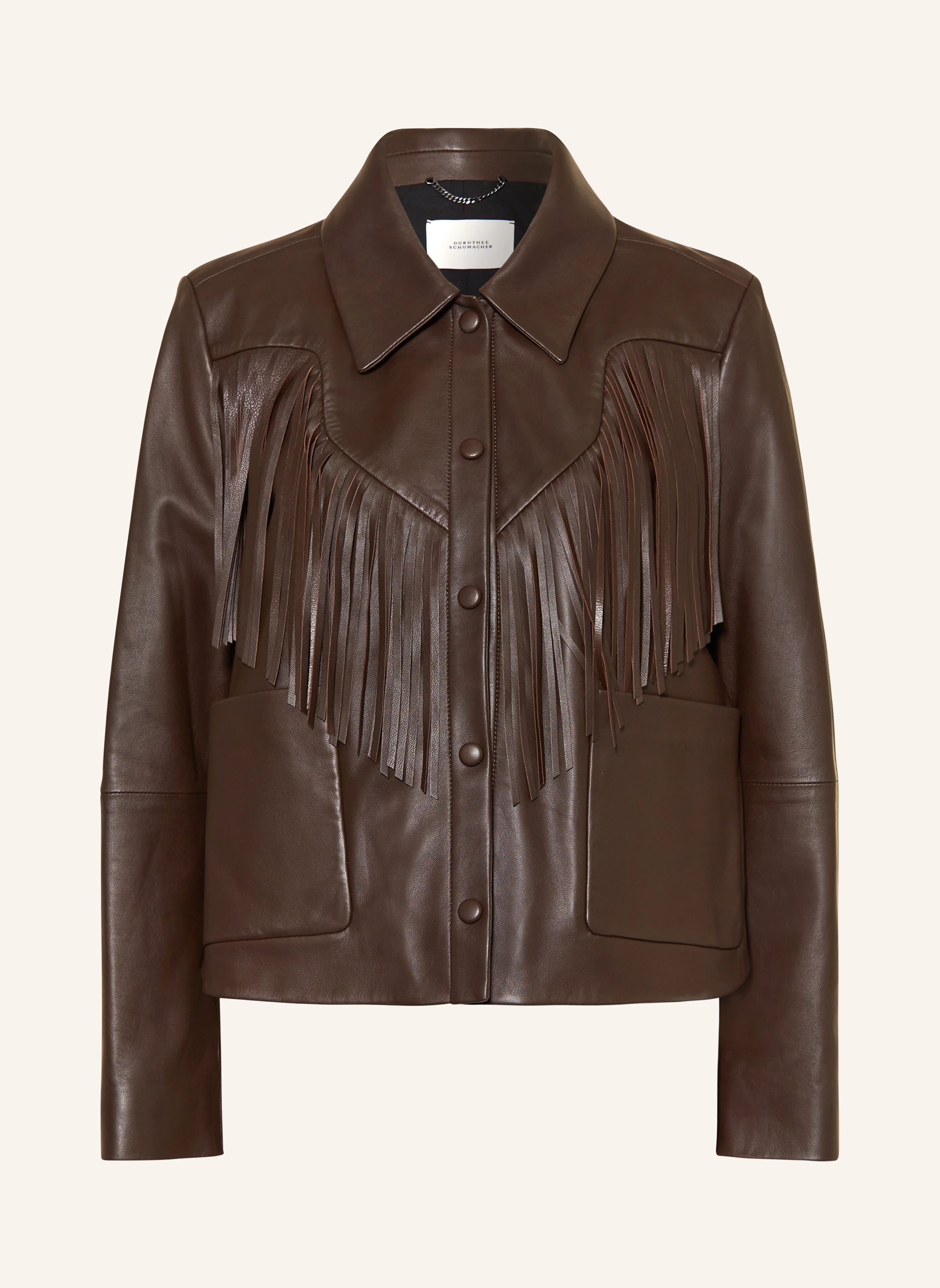 DOROTHEE SCHUMACHER Lederjacke SLEEK STATEMENT JACKET
