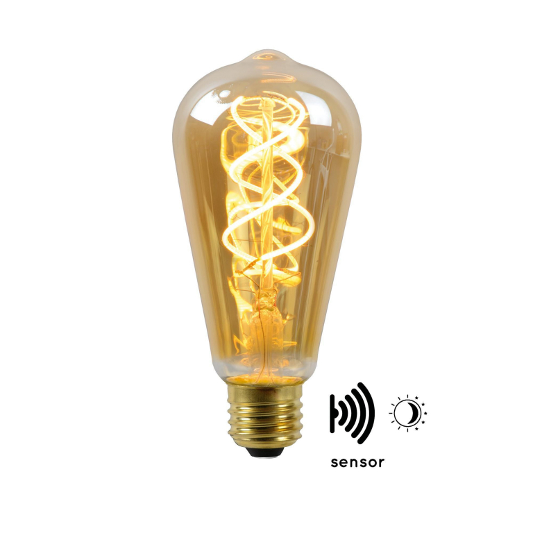 Lucide ST64 LED lichtbron E27 4W 2200K amber niet dimbaar