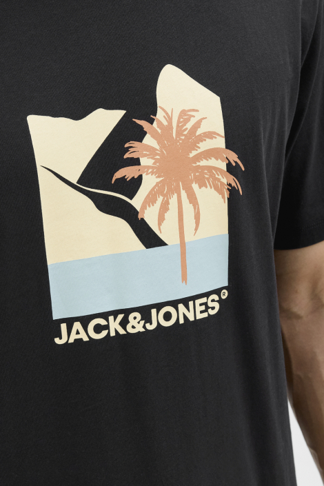 Jack & Jones zwarte heren t-shirt