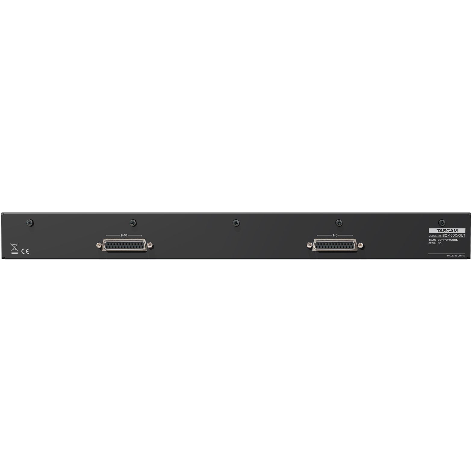 Tascam BO-16DX-OUT breakout box (D-Sub - male-XLR)