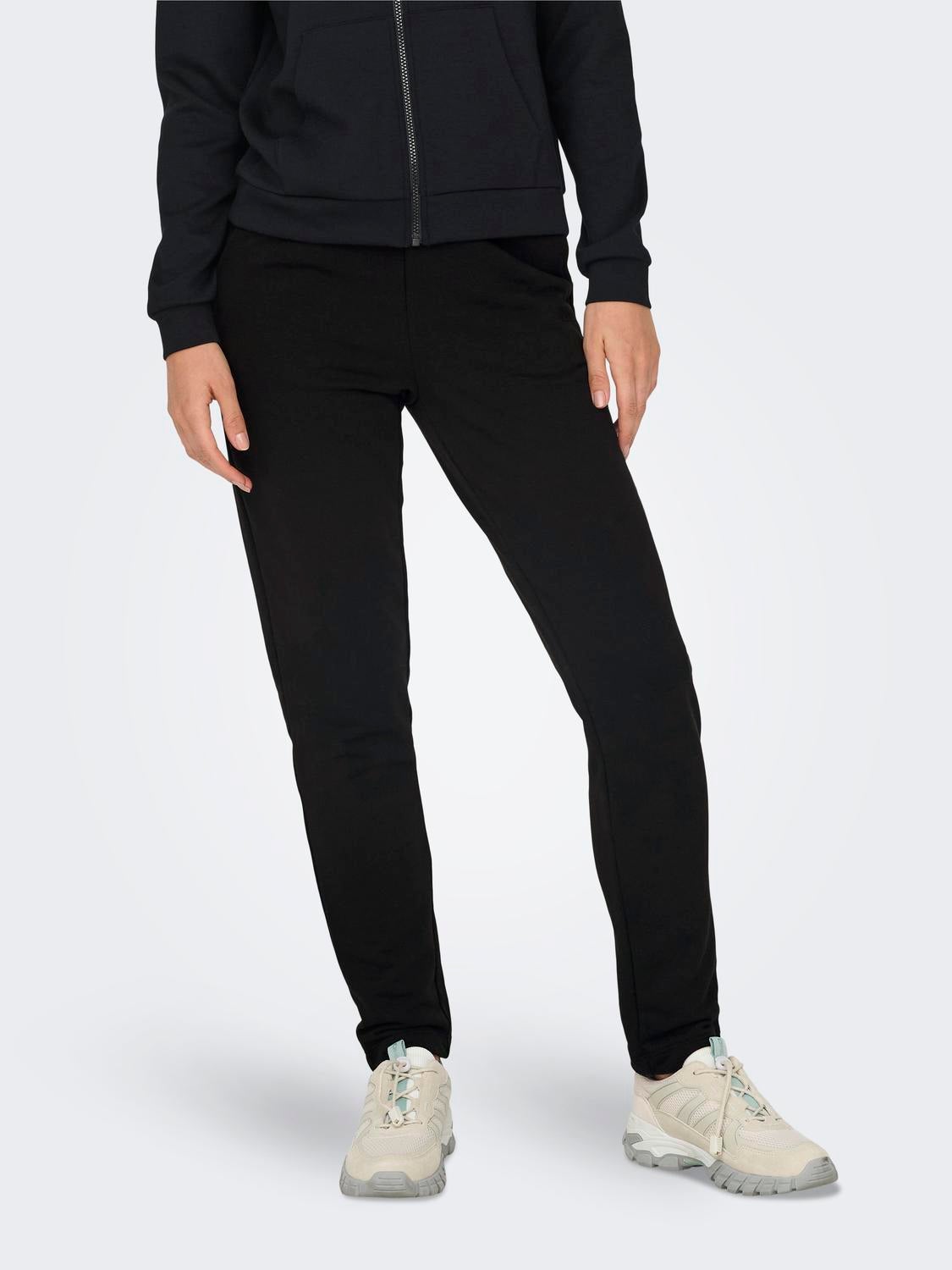 ONPMELINA Mittlere Taille Slim Fit Jogginghose Black