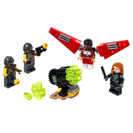 LEGO® Marvel Avengers Set 40418 Falcon™ und Black Widow machen gemeinsame Sache