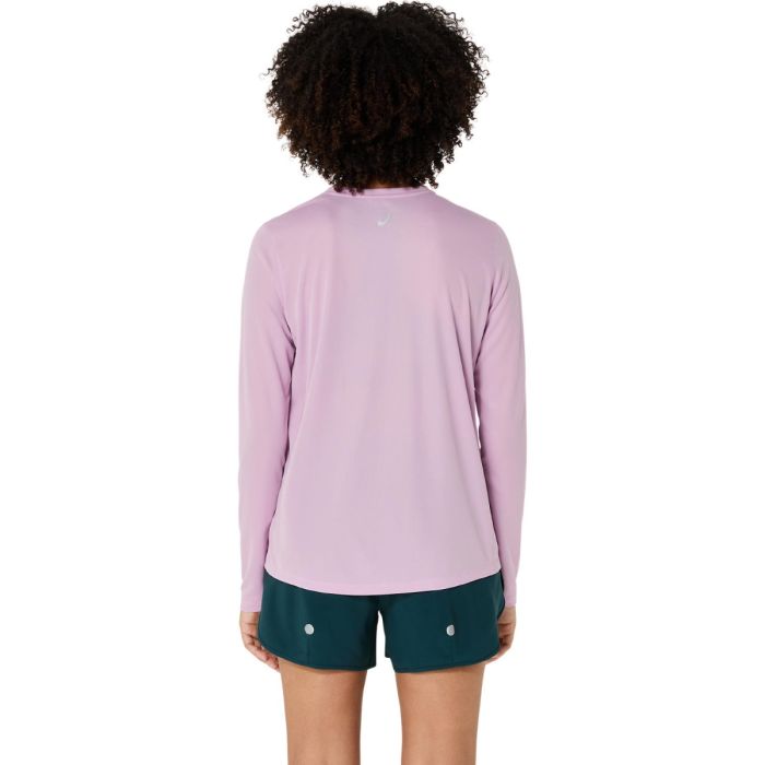Asics Dame Trøjer Fujitrail Logo LS Top Pink