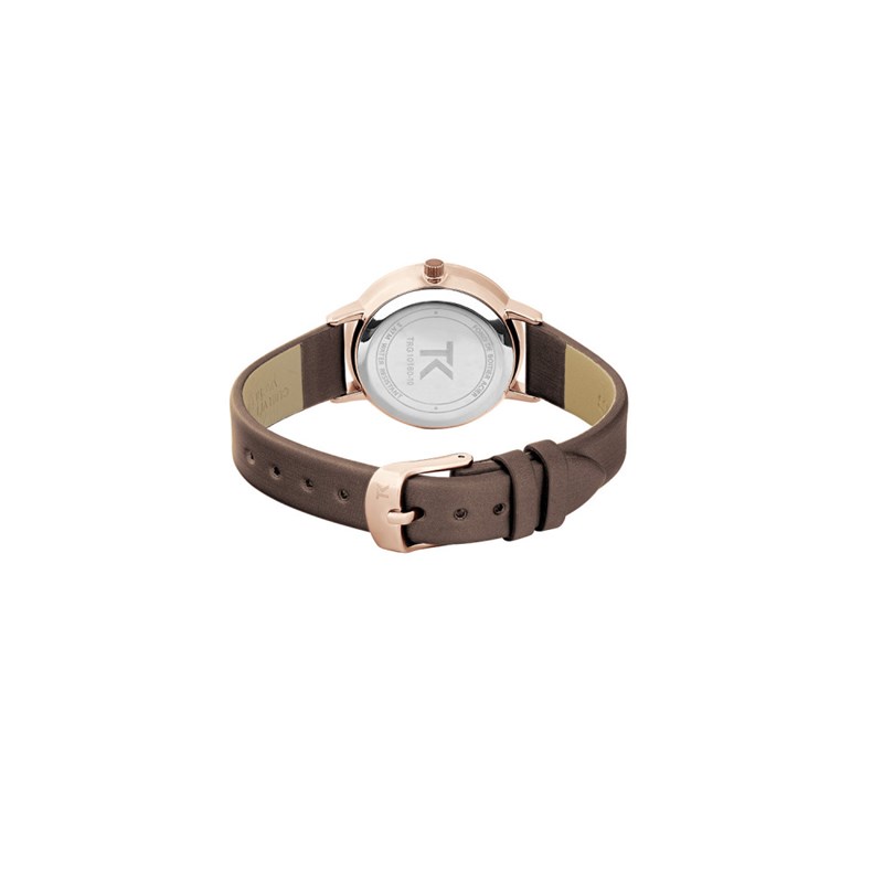 Montre femme analogique Trendy Kiss - Bracelet cuir véritable de vachette - Stella