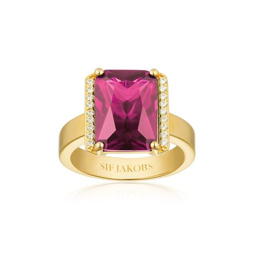 Sif Jakobs Jewellery Roccanova Altro Ring, Guld/Lyserød, 56