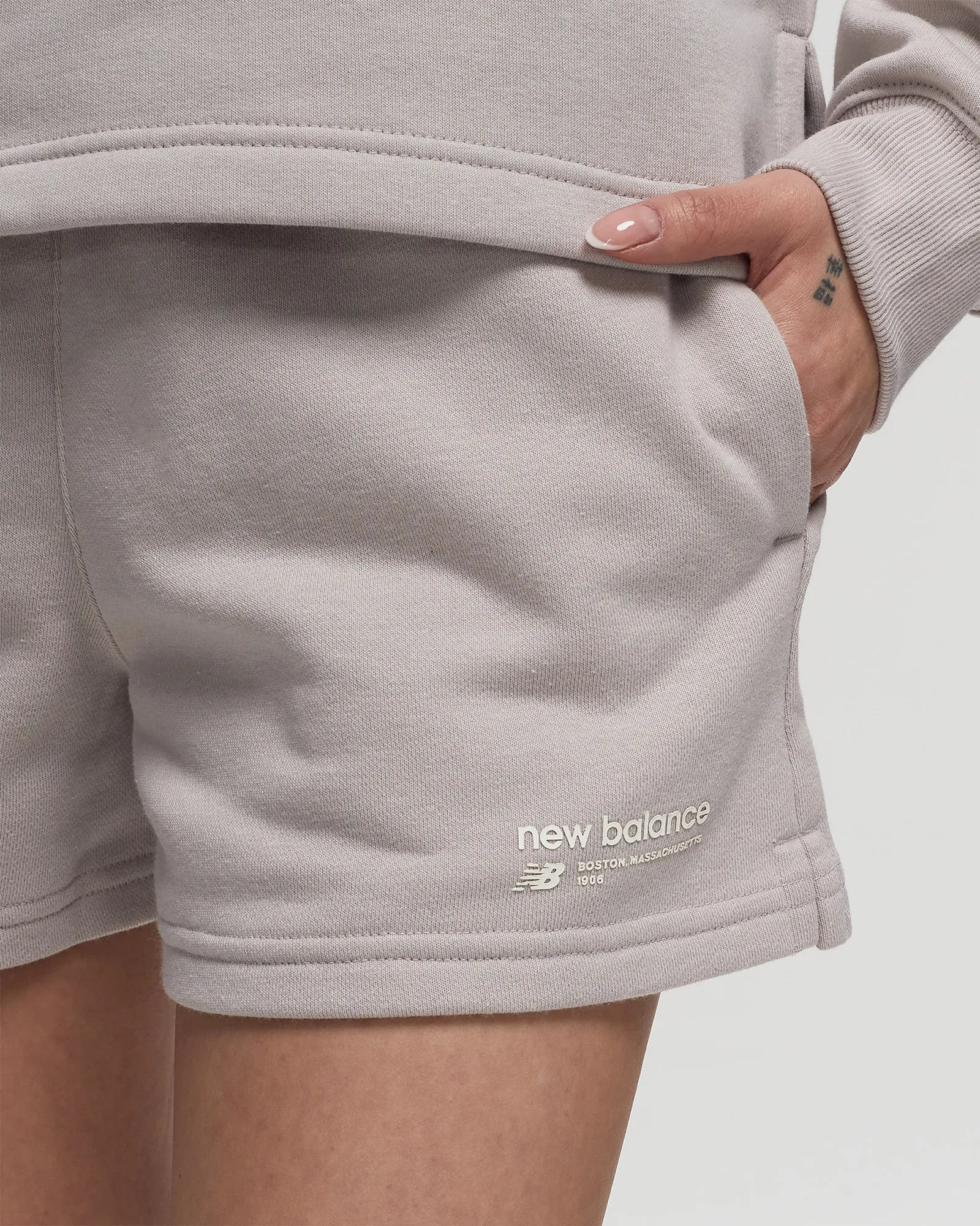 New Balance Linear Heritage French Terry Short
