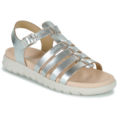 Geox - J SANDAL SOLEIMA GIR - Argenté