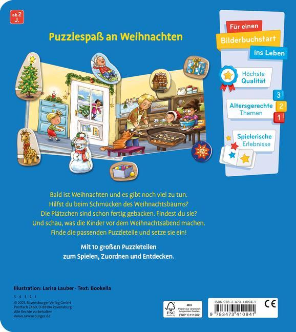 Mein großes Puzzle-Spielbuch / Mein großes Puzzle-Spielbuch: Weihnachten