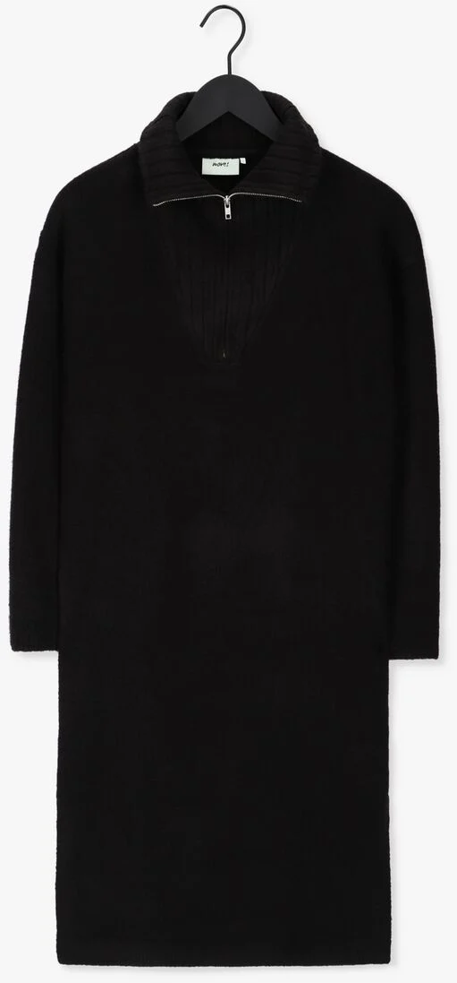 MOVES zwarte moves midi jurk bradlie 2243