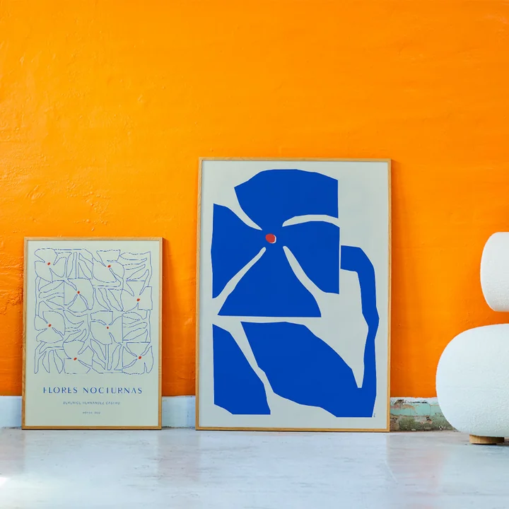 Paper Collective - Flores Nocturnas 02 Poster, 50 x 70 cm