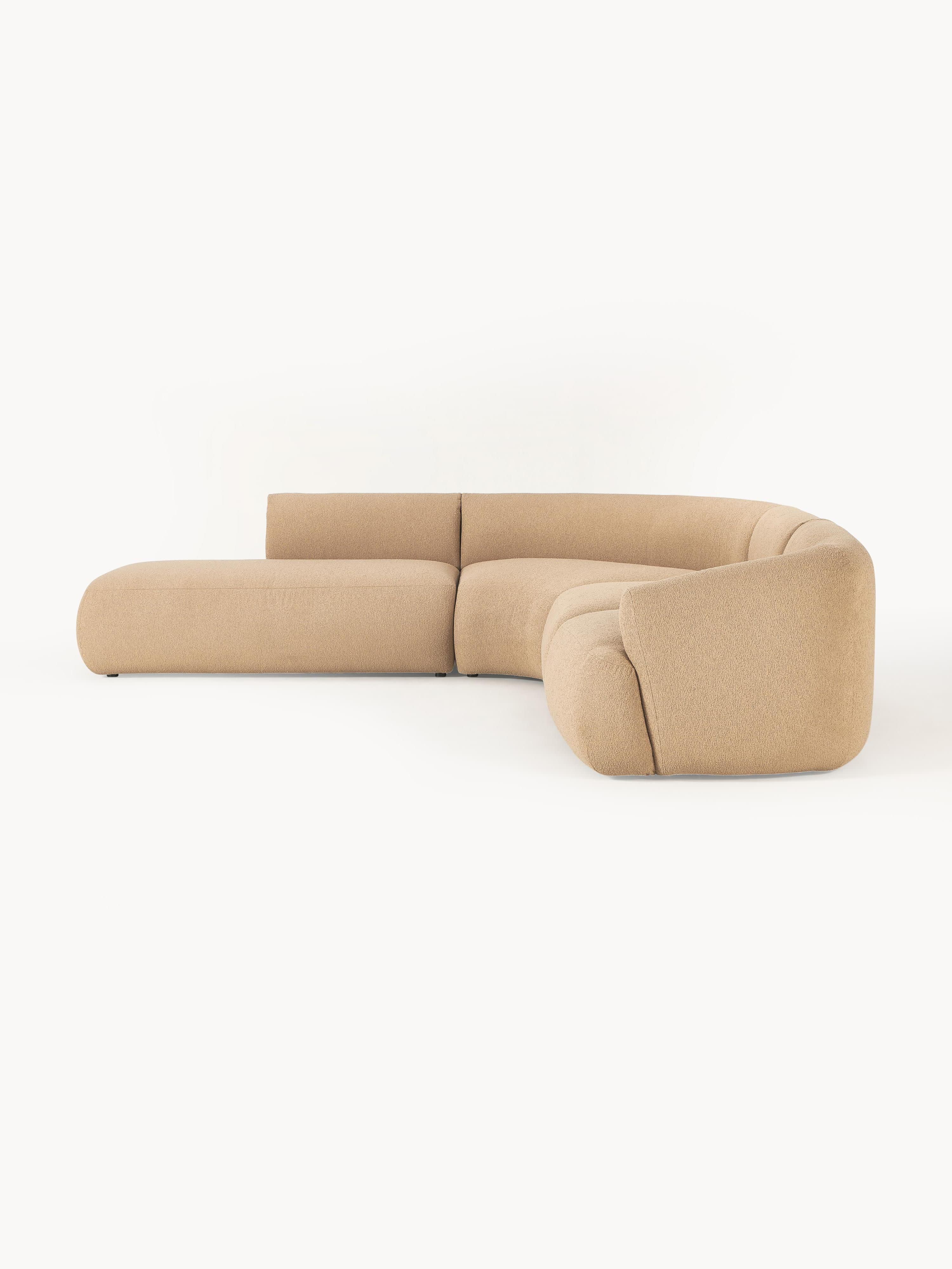 Modulaire bouclé hoekbank Sofia (4-zits)
