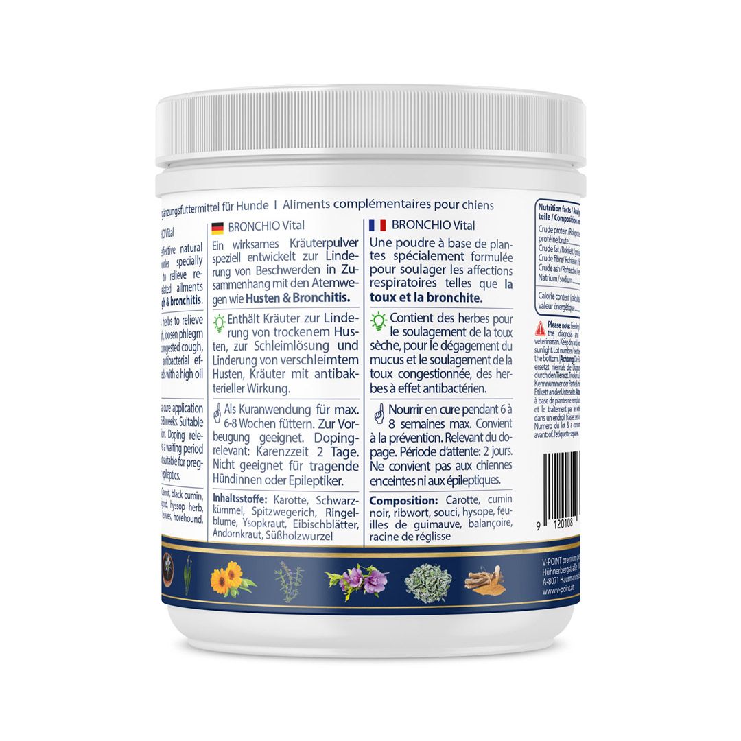 V-POINT® BRONCHIO Vital - für die Atemwege - 100% pflanzlich