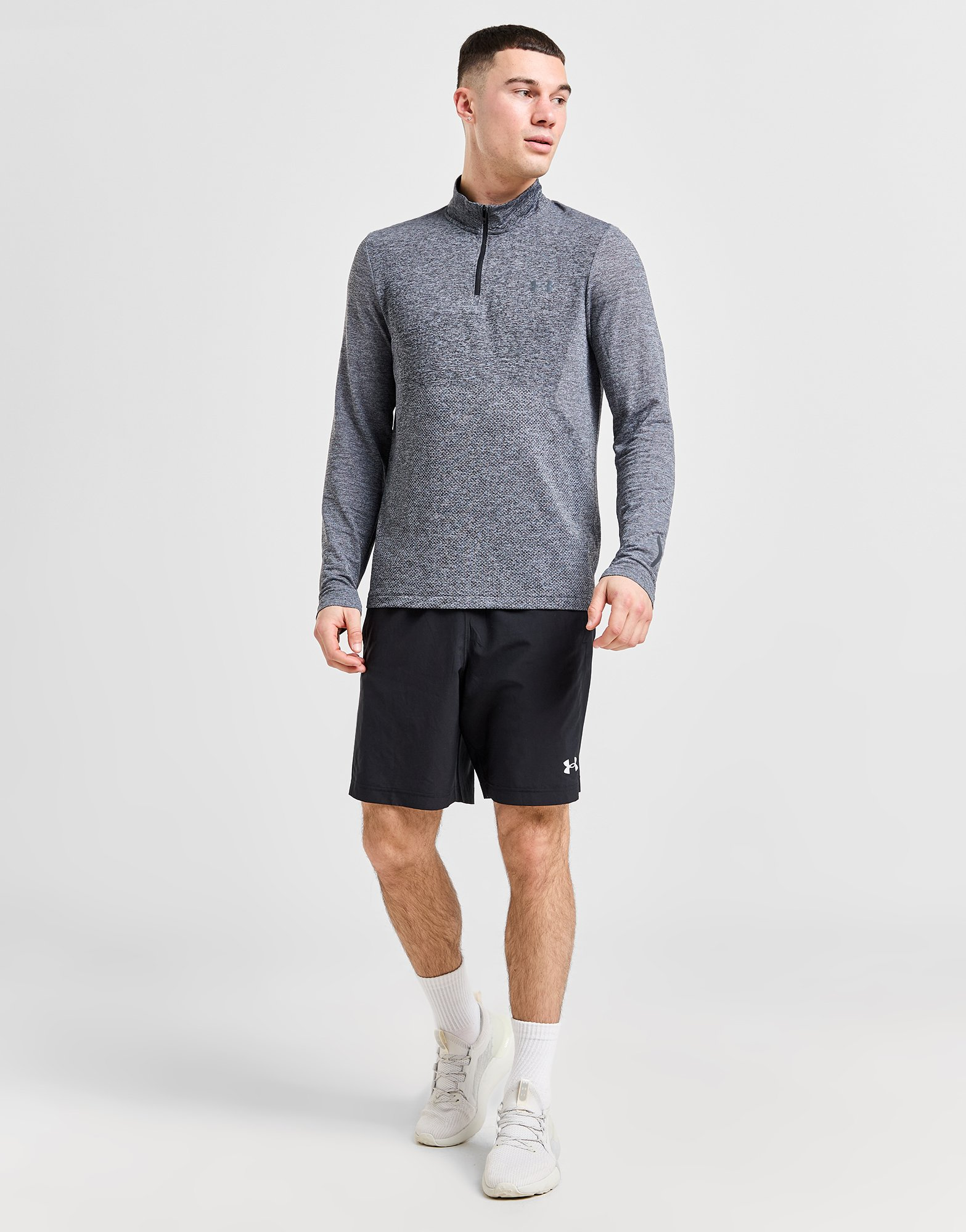Under Armour Haut Zippé Seamless Stride Homme