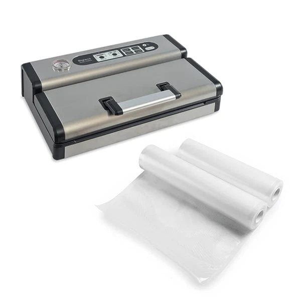 Lot appareil à emballer sous vide VS5800 et 2 rouleaux de sachets à dé