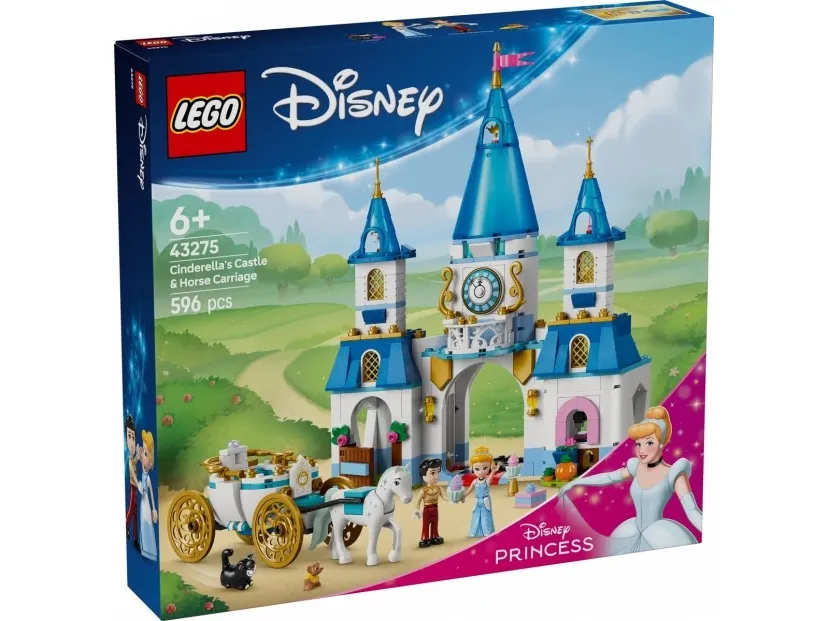 LEGO Disney Princess 43275 Askepots slot og karet